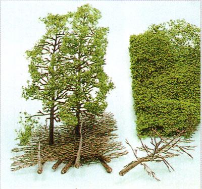 10 arbres 18 cm dans le kit - HEKI 1533