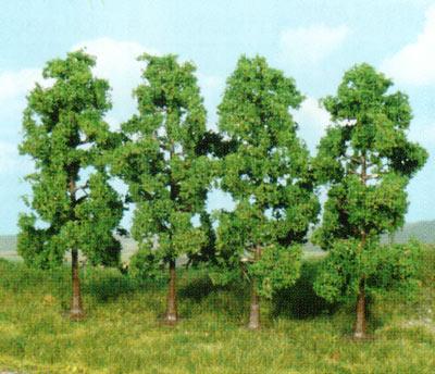 4 arbres feuillus 11 cm - HEKI 1976