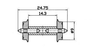 2 essieux - -ROCO 40191