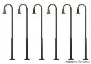 6 lampadaires cintrés - VIESSMANN 61406