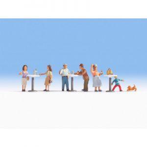 Café debout - échelle HO -NOCH 15833