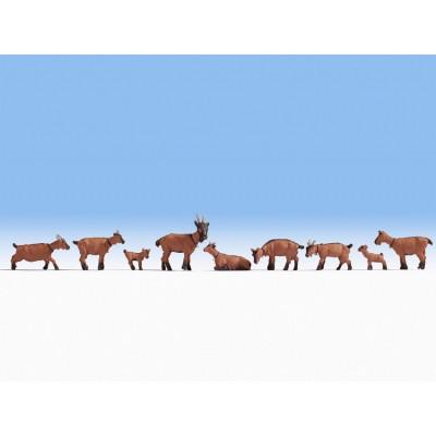 Chèvres - échelle HO - NOCH 15752