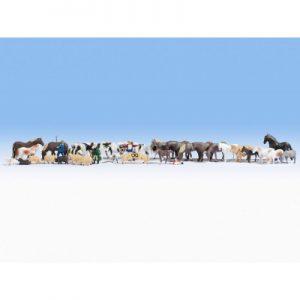 Lot d'animaux - HO - NOCH 16049
