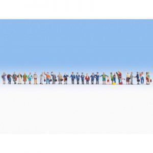 Lot de figurines " A la gare " - NOCH 16041