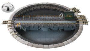 Plaque tournante échelle N -  FLEISCHMANN 9152