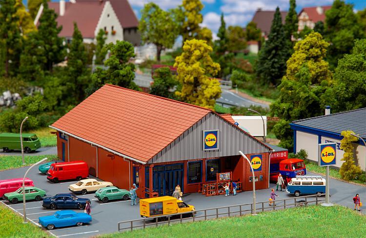 Magasin LIDL - échelle N - FALLER 232337