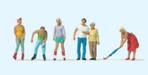 Skaters et passants - PREISER 10740