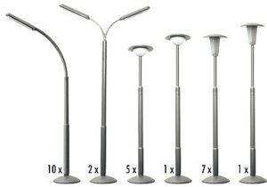 28 lampadaires - FALLER 180538