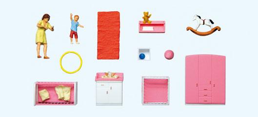 Maman changeant les couches - PREISER 10645