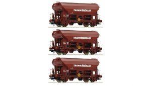 Wagon  céréalier Transcéréales ( à l'unité) - HO - ROCO 76033