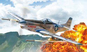 maquette avion F-51D mustang - 1/72 - ITALERI 1452