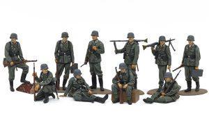 Infant. Wehrmacht Milieu 2ème GM - 1/48 - TAMIYA 32602