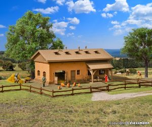 Ferme étable à cochons - échelle N -VOLLMER 47723