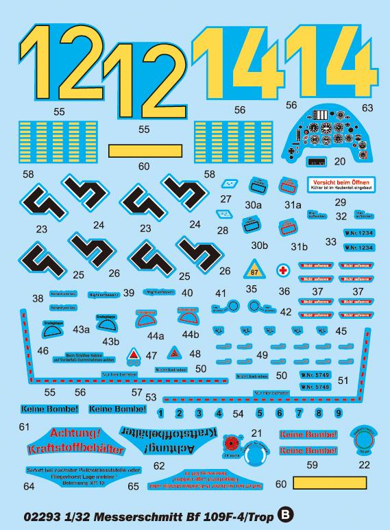 Avion Messerschmitt Bf109F-4 - 1/32 - TRUMPETER 02293 – Image 3