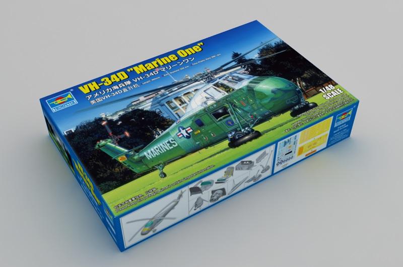 Hélicoptère VH-34D "Marine one " - 1/48 - TRUMPETER 02885 – Image 4