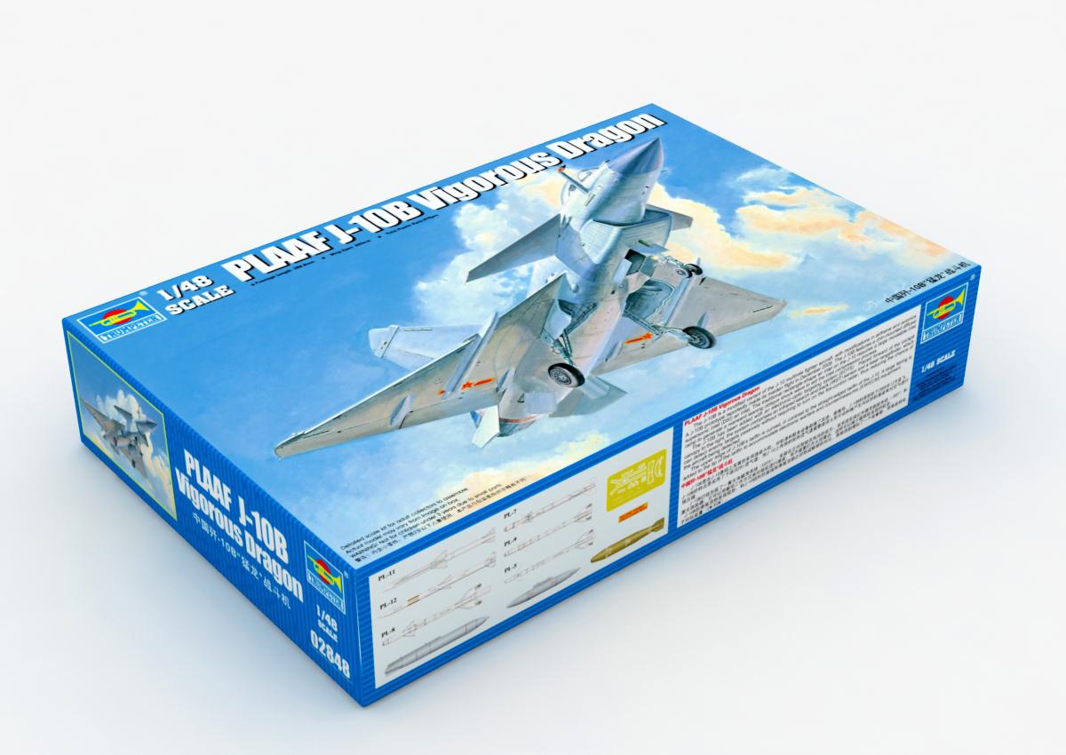 Maquette avion PLAAF J-10B vigorous dragon - 1/48 - TRUMPETER 02848 – Image 4