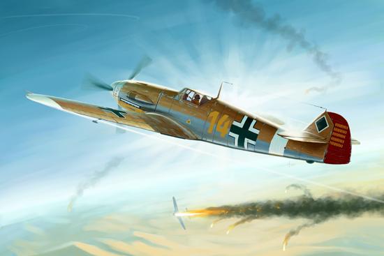 Avion Messerschmitt Bf109F-4 - 1/32 - TRUMPETER 02293