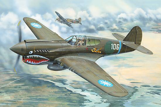 Avion P-40E War Hawk - échelle 1/32 - TRUMPETER 02269