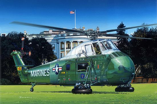 Hélicoptère VH-34D "Marine one " - 1/48 - TRUMPETER 02885