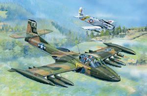 Maquette avion A-37A Dragonfly - 1/48 - TRUMPETER 02888