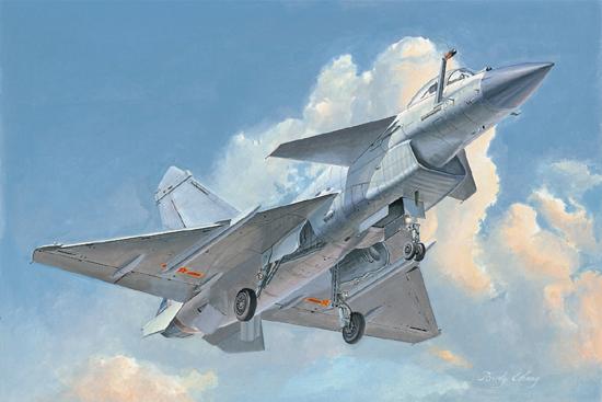 Maquette avion PLAAF J-10B vigorous dragon - 1/48 - TRUMPETER 02848