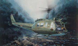 UH-1D Slick - 2CHELLE 1/48 - ITALERI 849