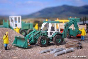 Tractopelle JCB - échelle HO - KIBRI 15217