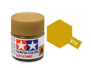 TAMIYA X12 - Peinture acrylique  or métalisée