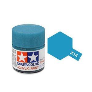 TAMIYA X14  - Peinture  acrylique  bleu ciel brillant