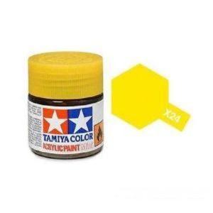TAMIYA X24 - Peinture acrylique jaune translucide