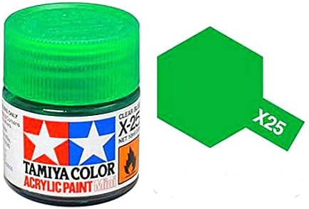 TAMIYA X25 - Peinture acrylique vert translucide