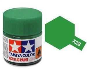 TAMIYA X28 - Peinture acrylique vert herbe brillant