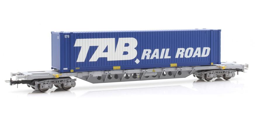 Wagon porte-conteneurs "TAB Rail Road" - JOUEF HJ6262