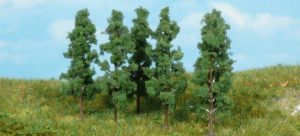 6 Peupliers - échelle N - HEKI 1123